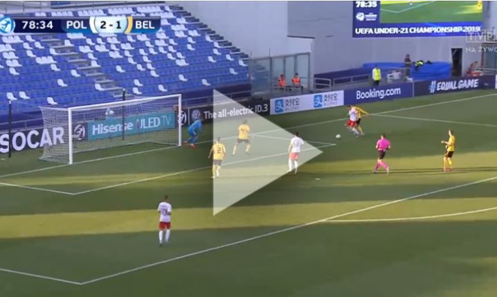 Szymański STRZELA GOLA na 3-1 z Belgią! [VIDEO]